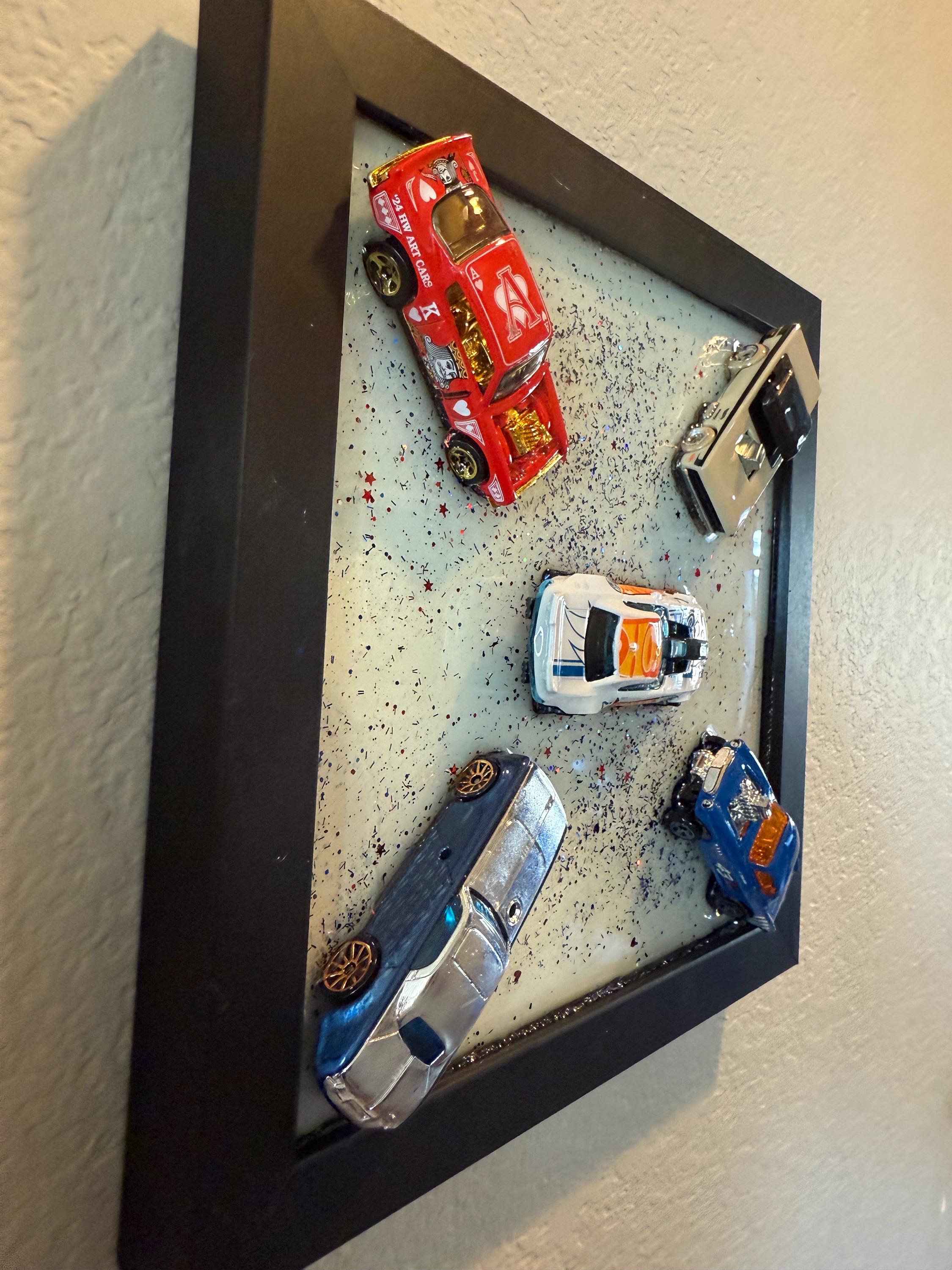Hot Wheels Wall art.