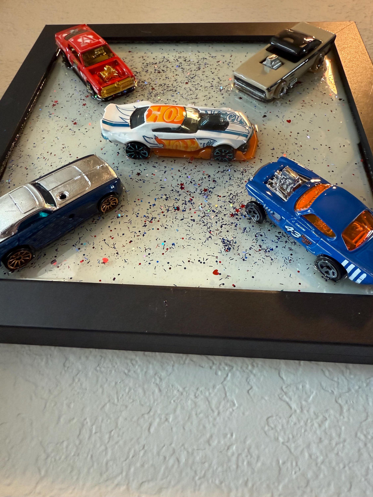 Hot Wheels Wall art.