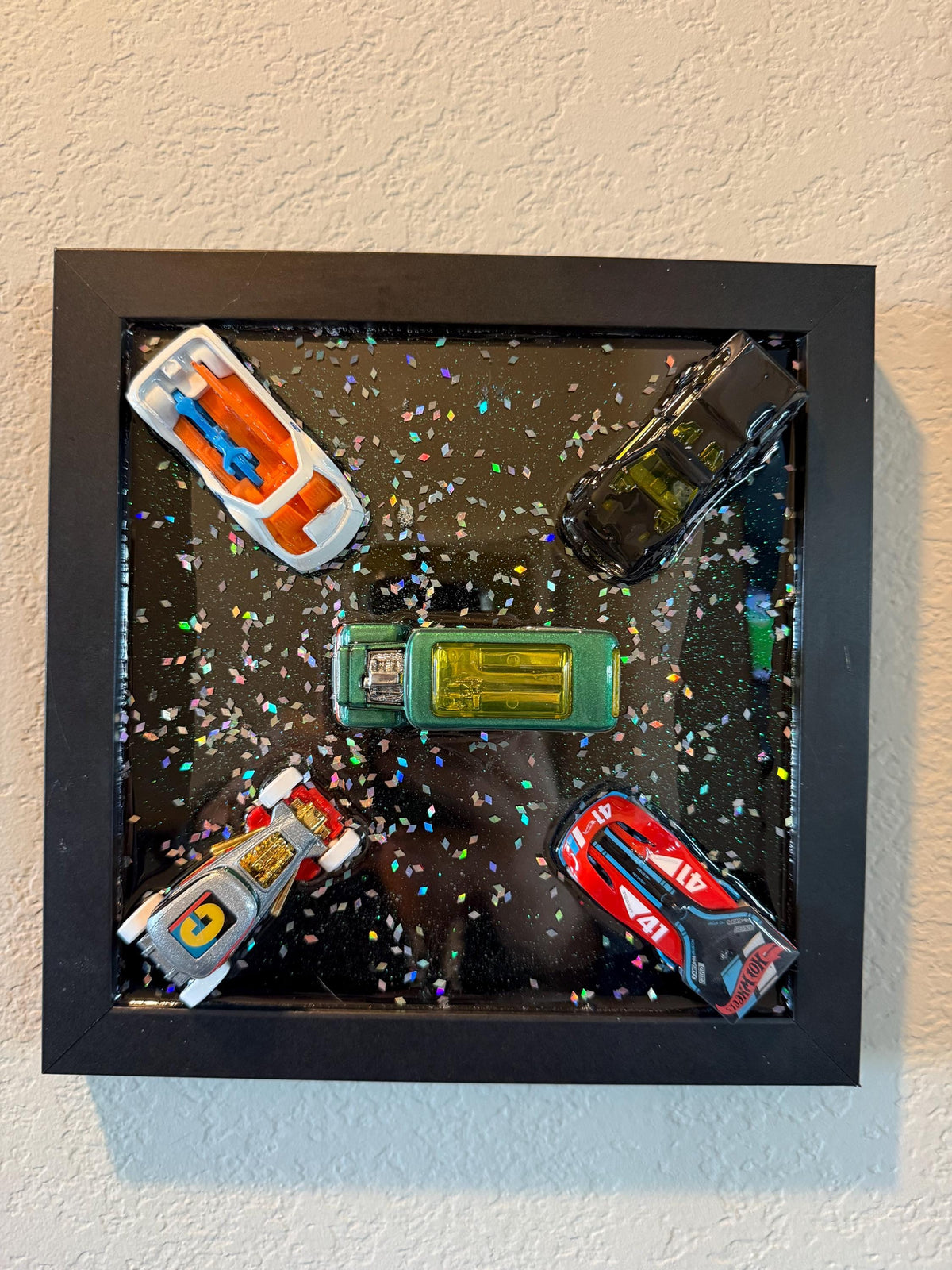 Hot Wheels Wall art.