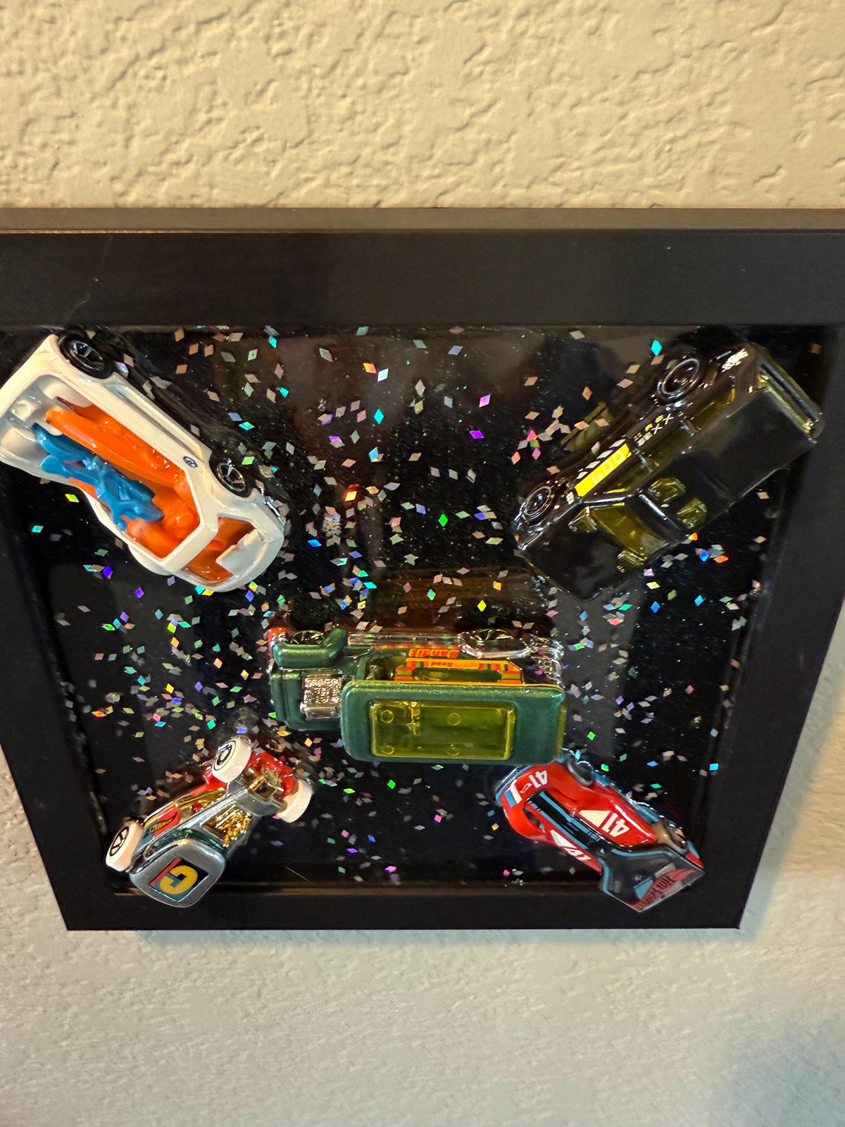 Hot Wheels Wall art.