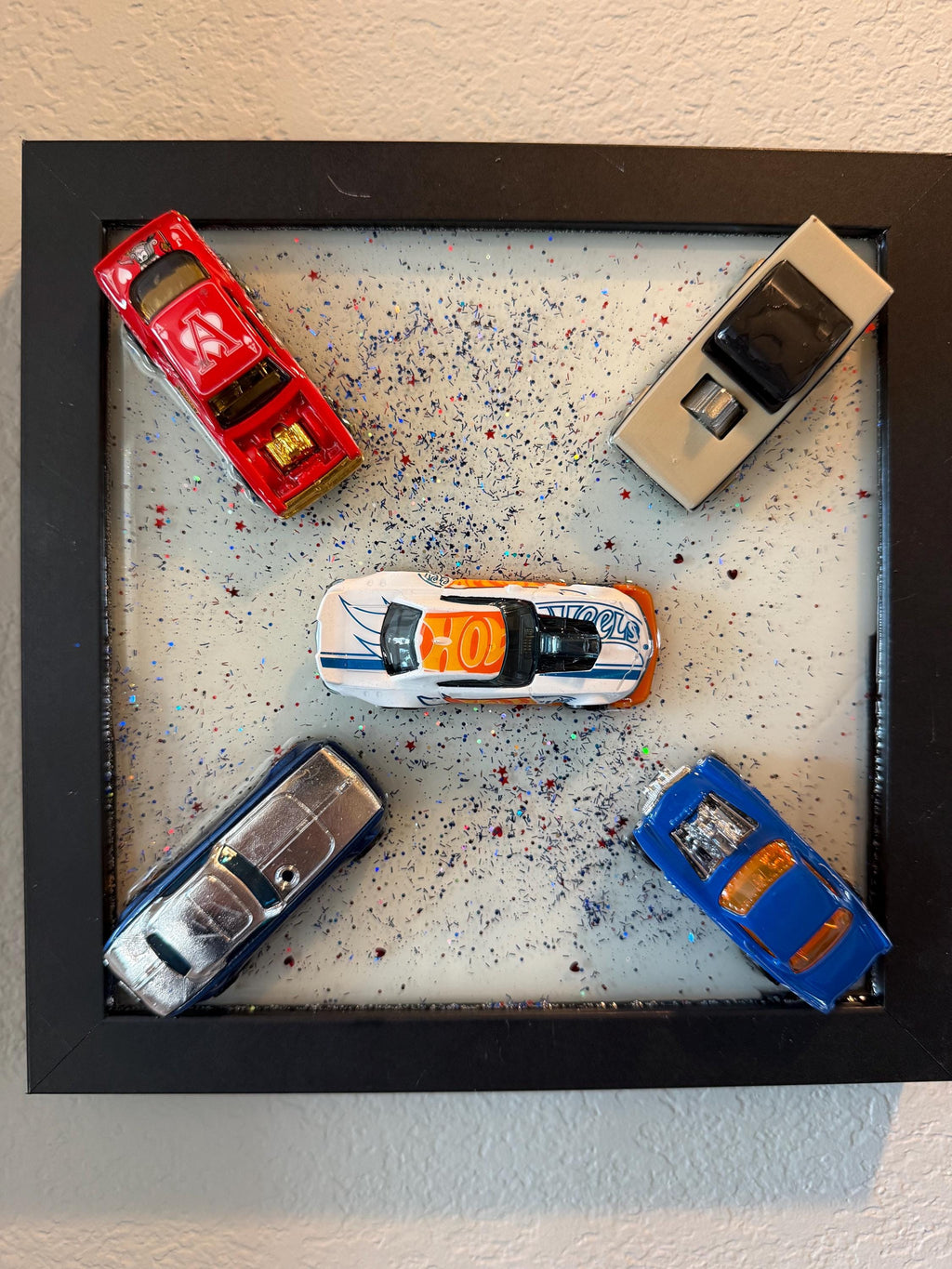 Hot Wheels Wall art.