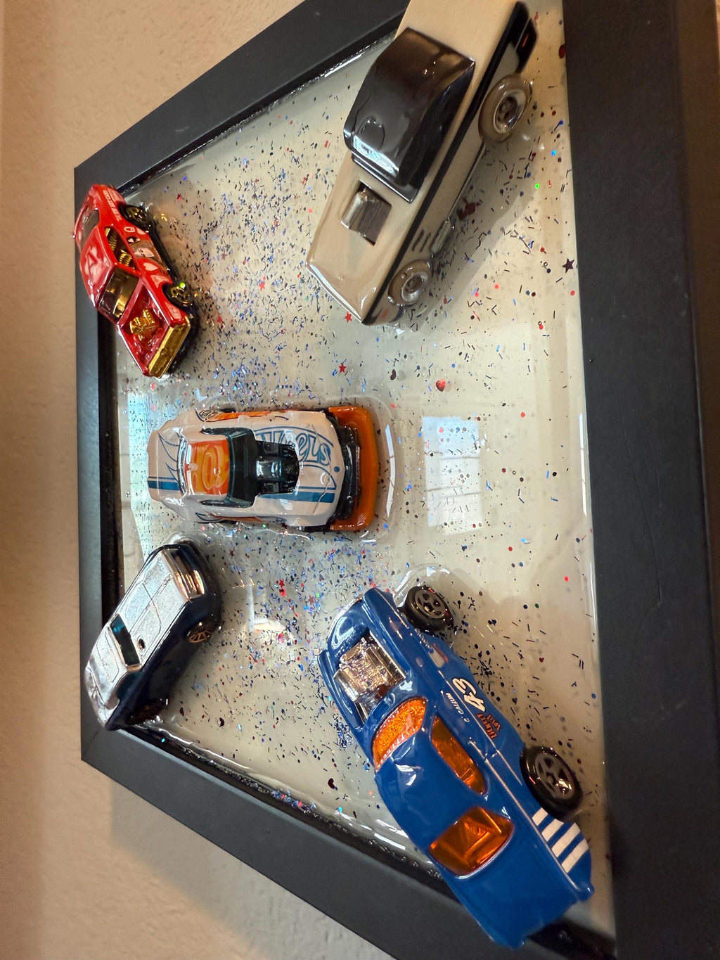 Hot Wheels Wall art.