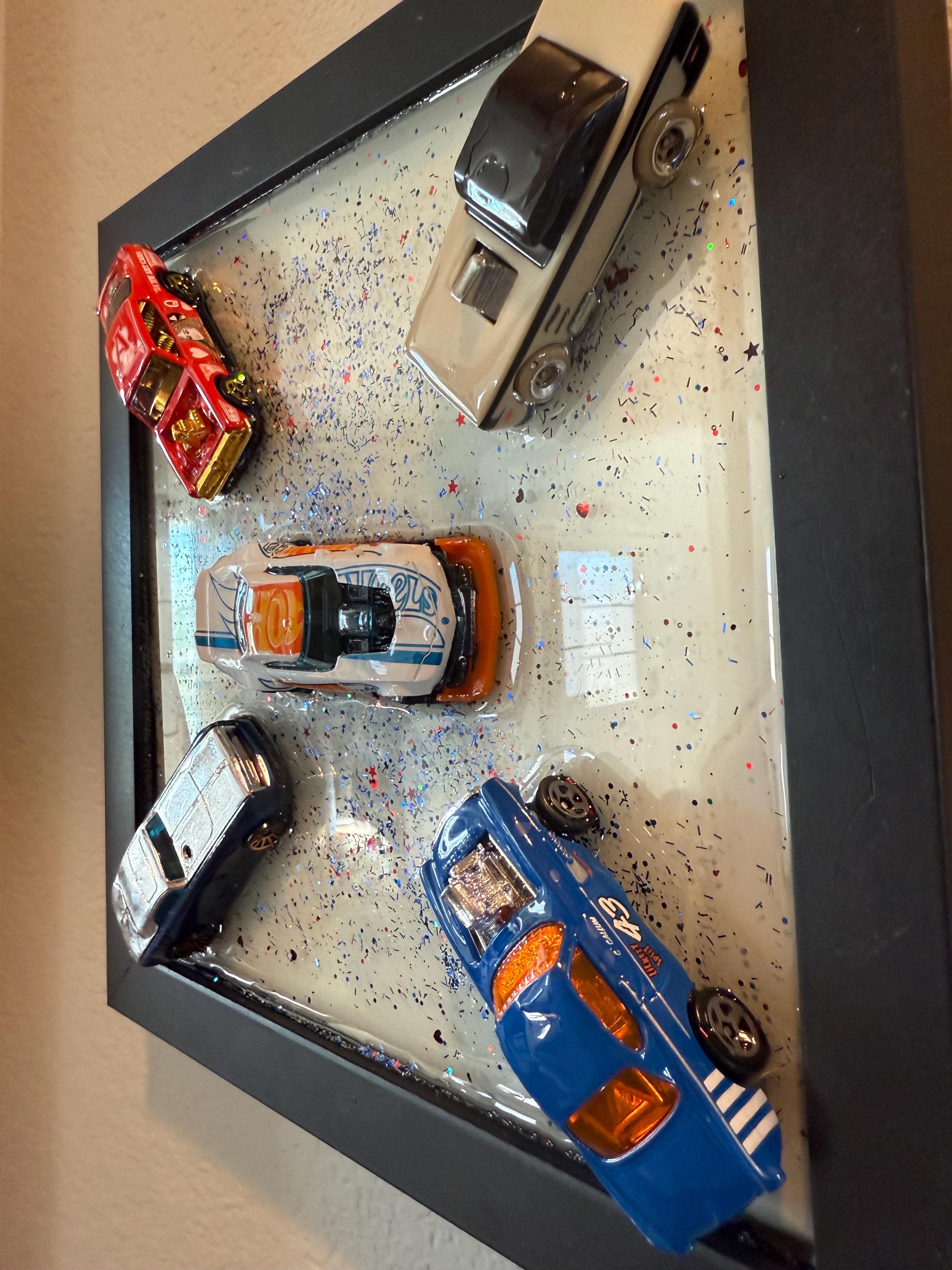 Hot Wheels Wall art.
