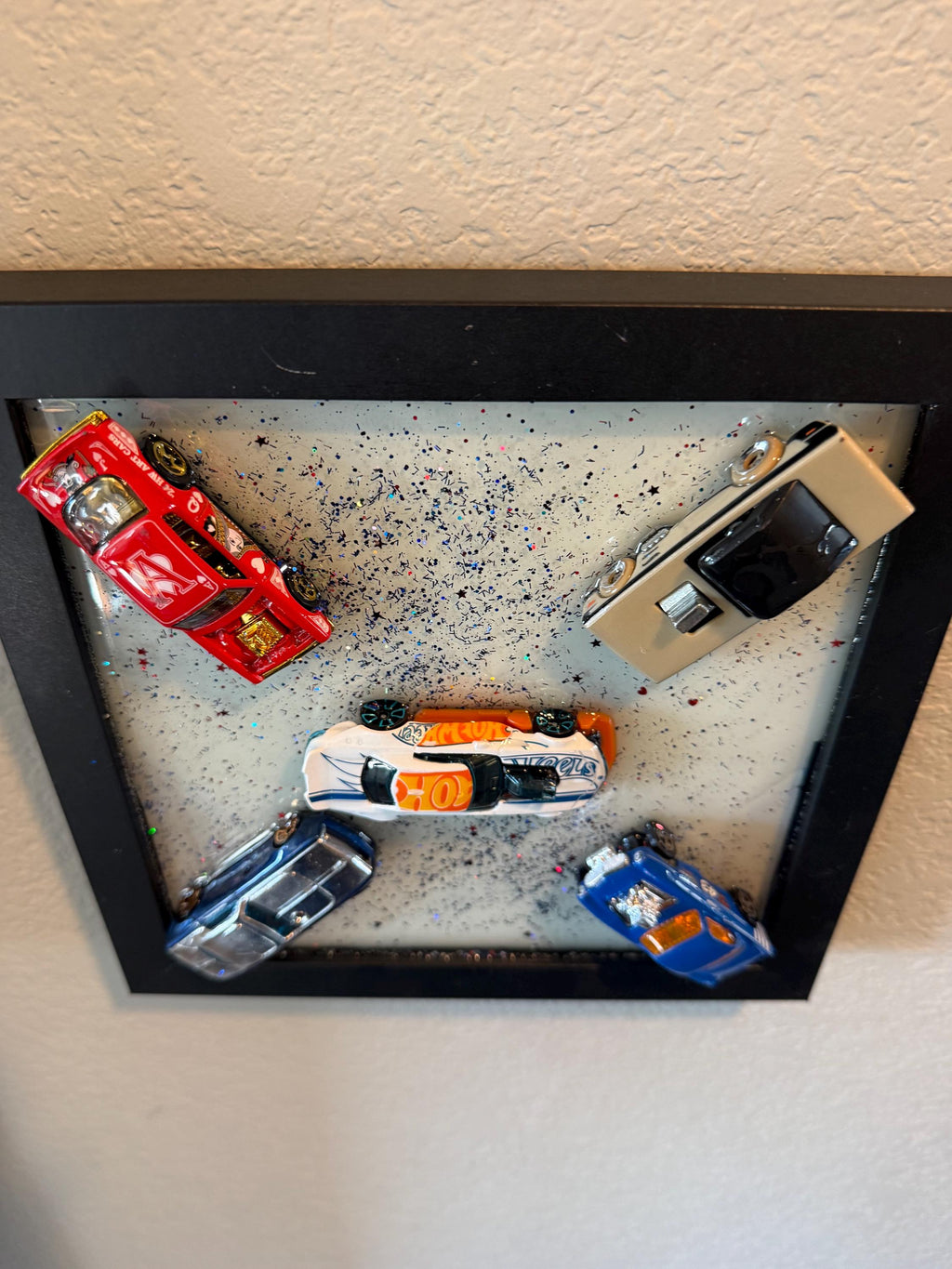 Hot Wheels Wall art.