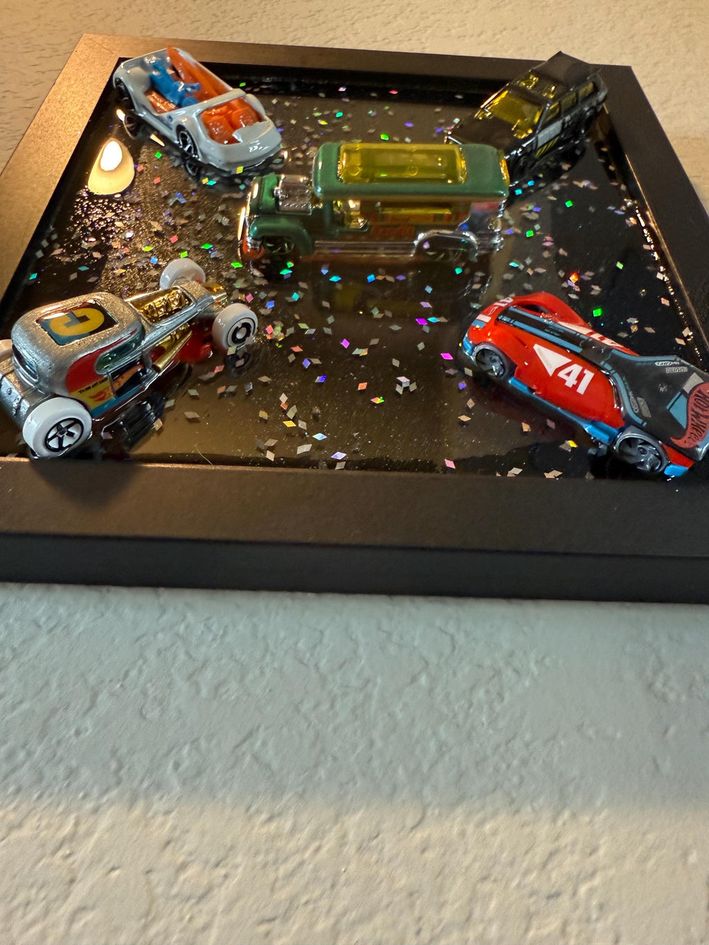 Hot Wheels Wall art.