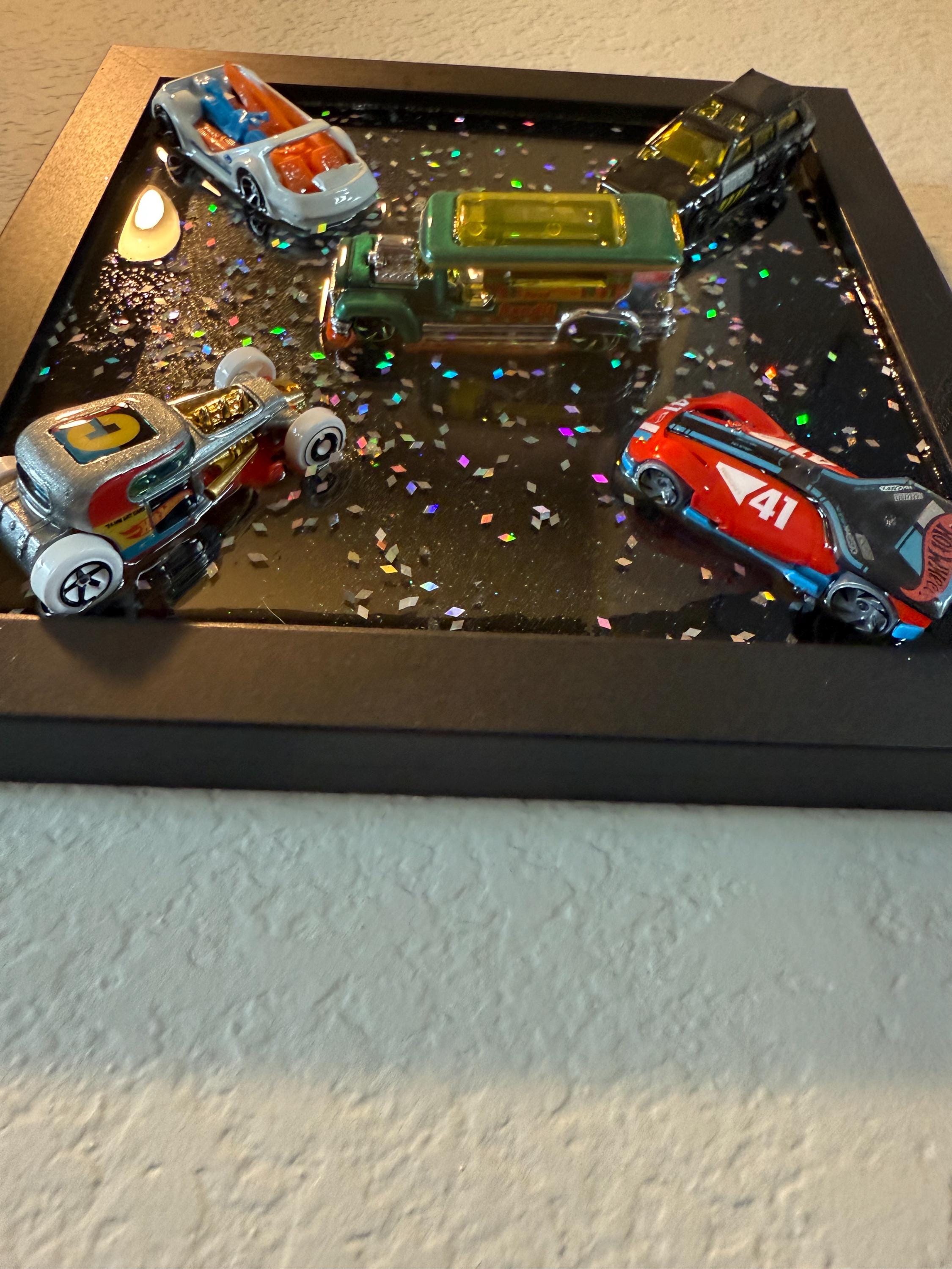 Hot Wheels Wall art.