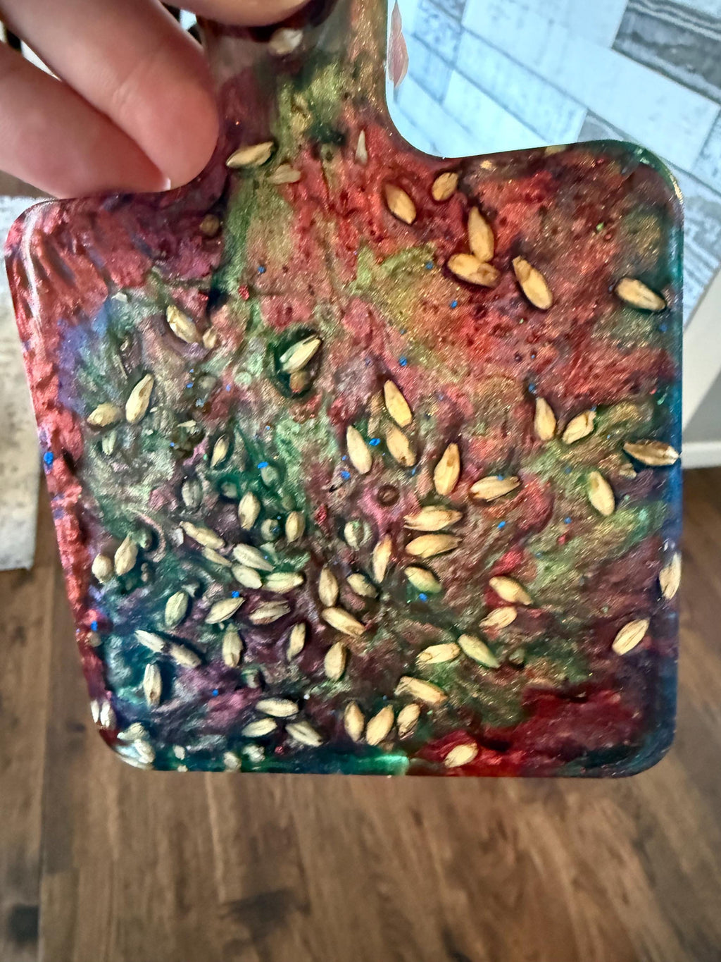 Acrilic two piece charcuterie/cutting board