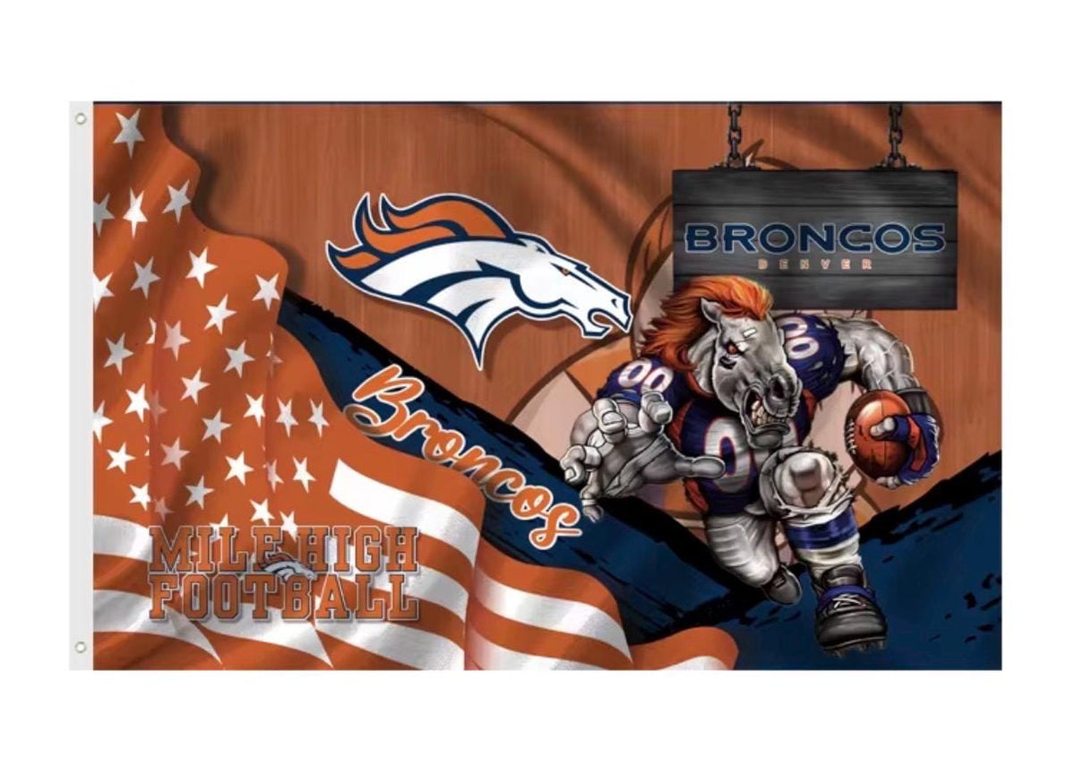 Denver Broncos 3x5 foot Flag