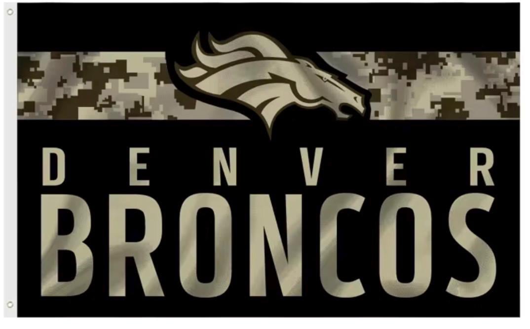 Denver Broncos 3x5 foot Flag
