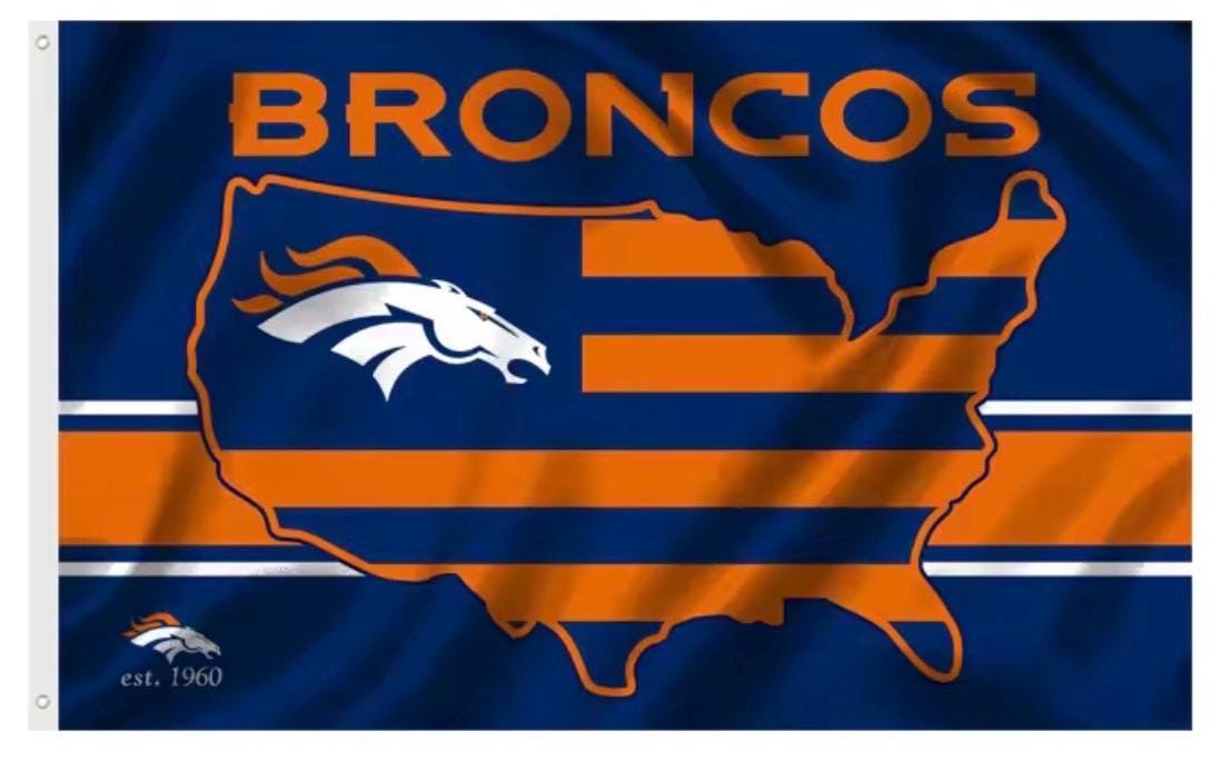 Denver Broncos 3x5 foot Flag