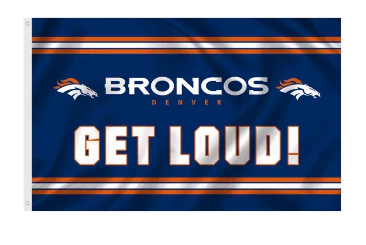 Denver Broncos 3x5 foot Flag