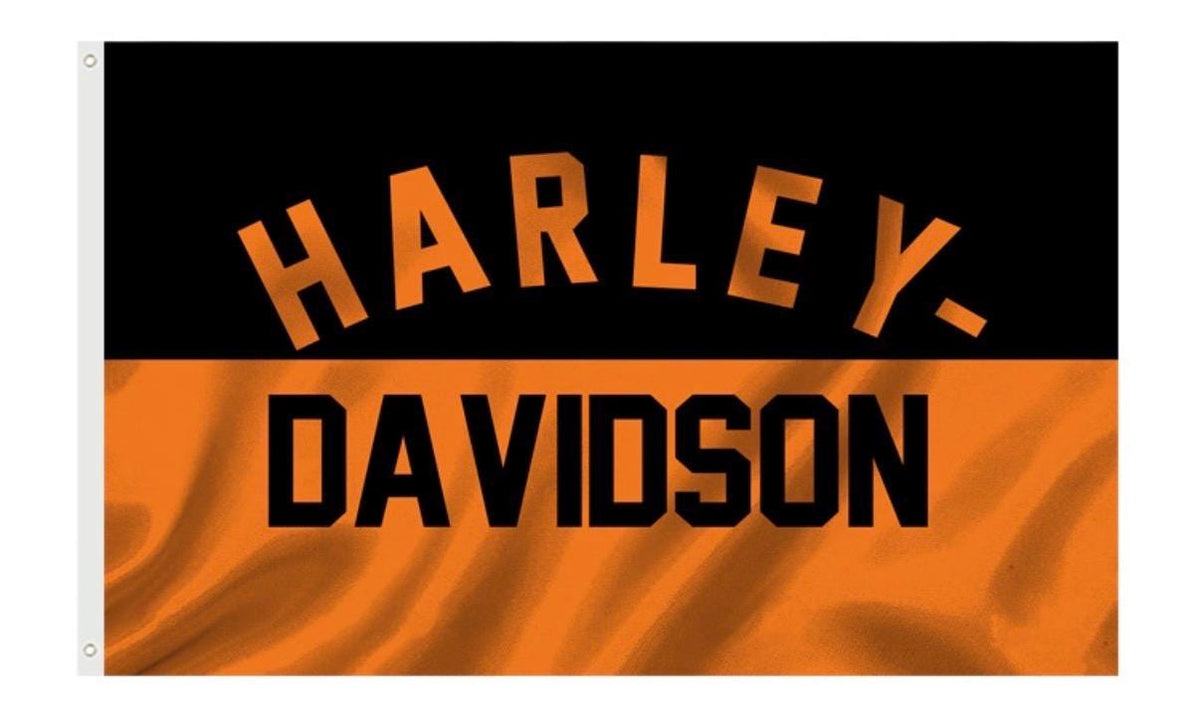 Harley Davidson Motorcycle Enthusiast 3x5 ft Flag/Banner Garage Wall Banner
