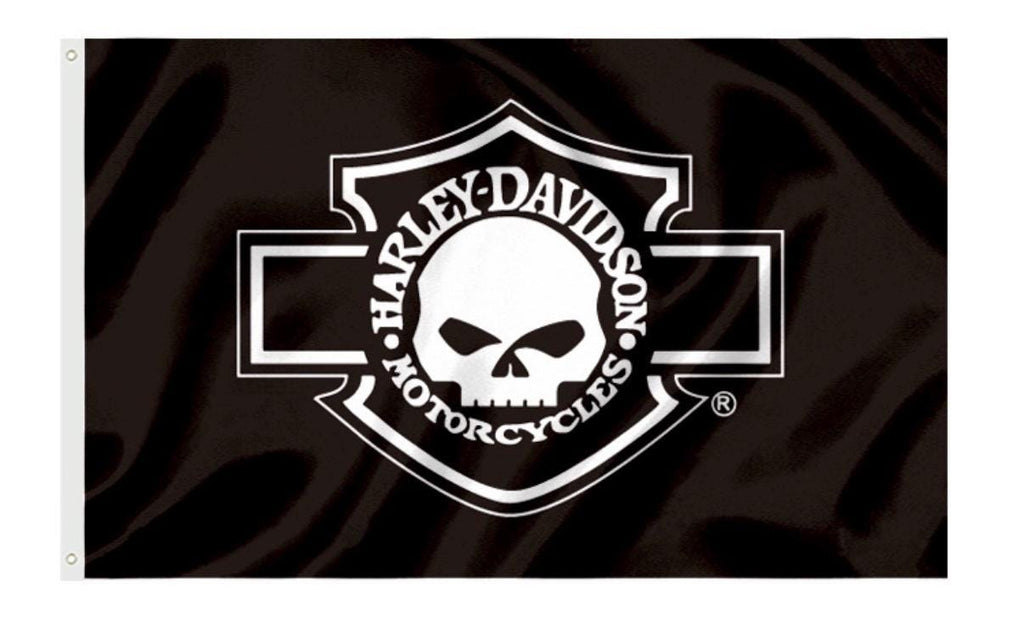 Harley Davidson Motorcycle Enthusiast 3x5 ft Flag/Banner Garage Wall Banner