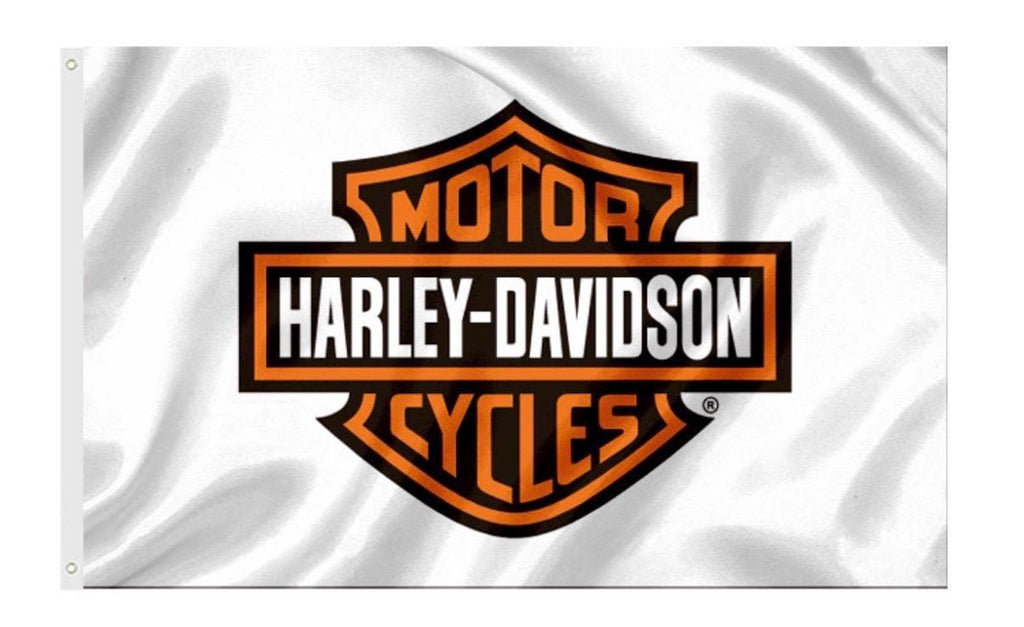 Harley Davidson Motorcycle Enthusiast 3x5 ft Flag/Banner Garage Wall Banner