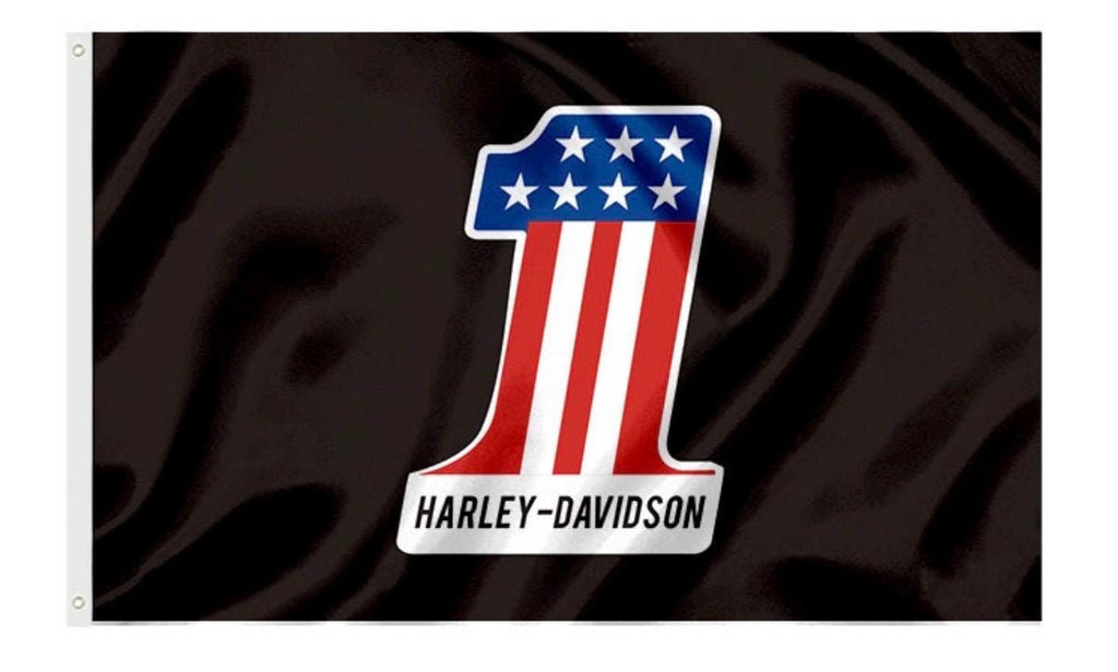 Harley Davidson Motorcycle Enthusiast 3x5 ft Flag/Banner Garage Wall Banner