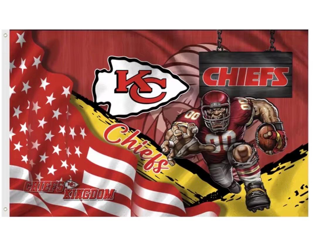 Kansas City Chiefs 3x5 foot Flag