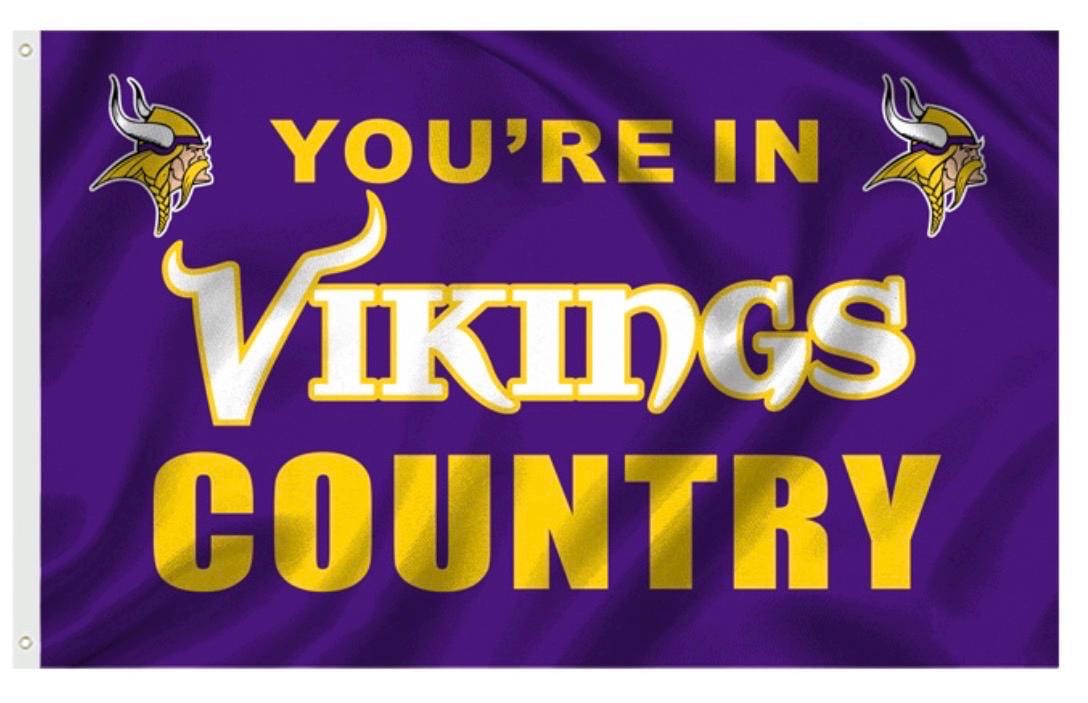 Minnesota Vikings 3x5 foot Flag/Banner