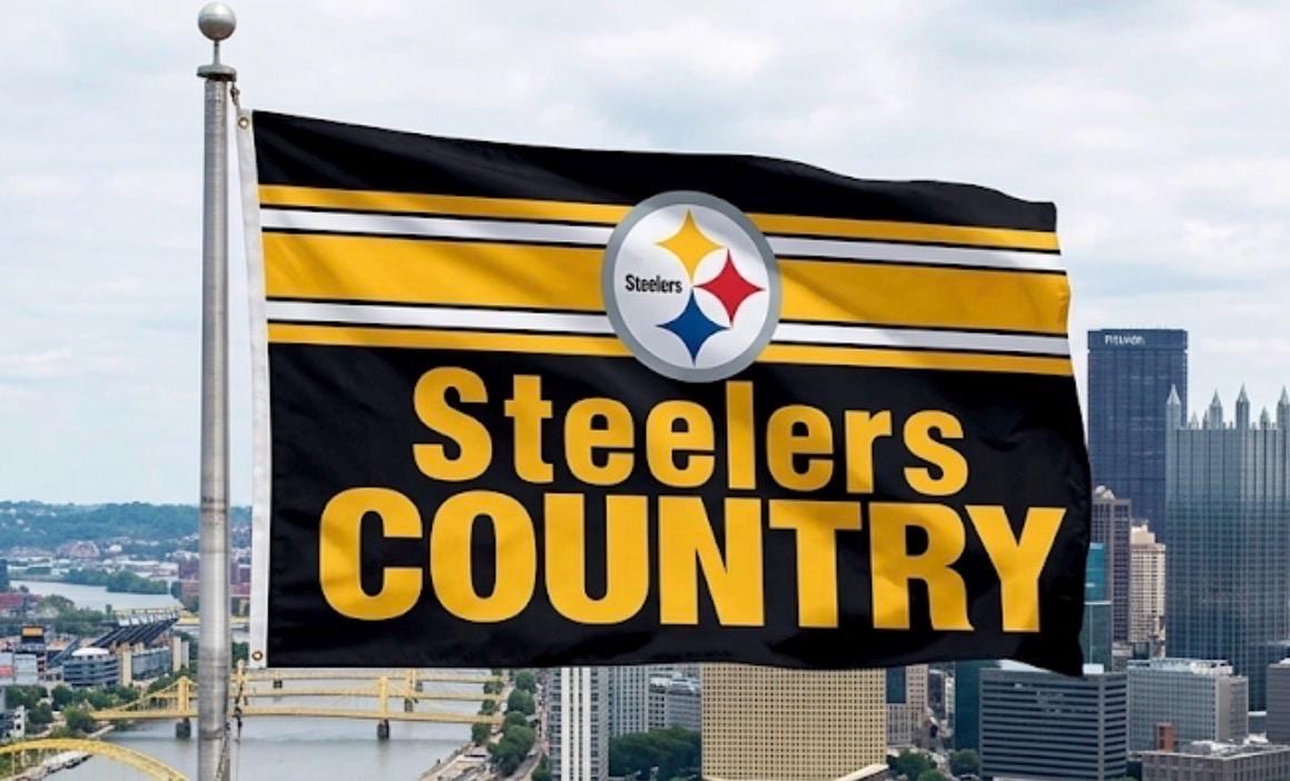 Pittsburgh Steelers 3x5 foot Flag/Banner