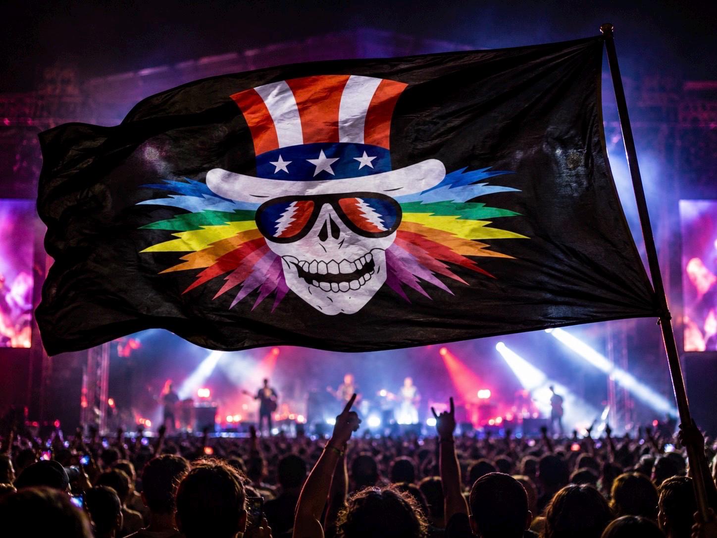 Greatful Dead 3x5 foot Flag/Banner