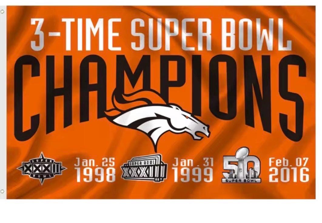 Denver Broncos 3x5 foot Flag