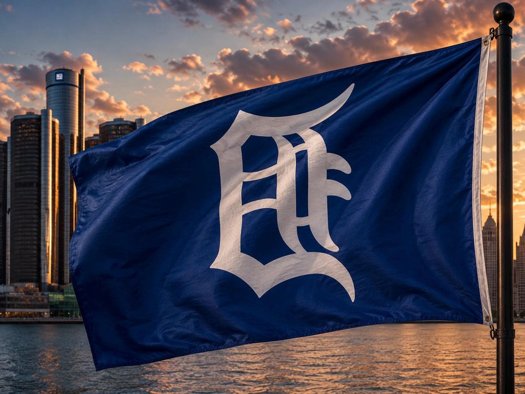Detroit Tigers MLB baseball 3x5 foot Flag/Banner