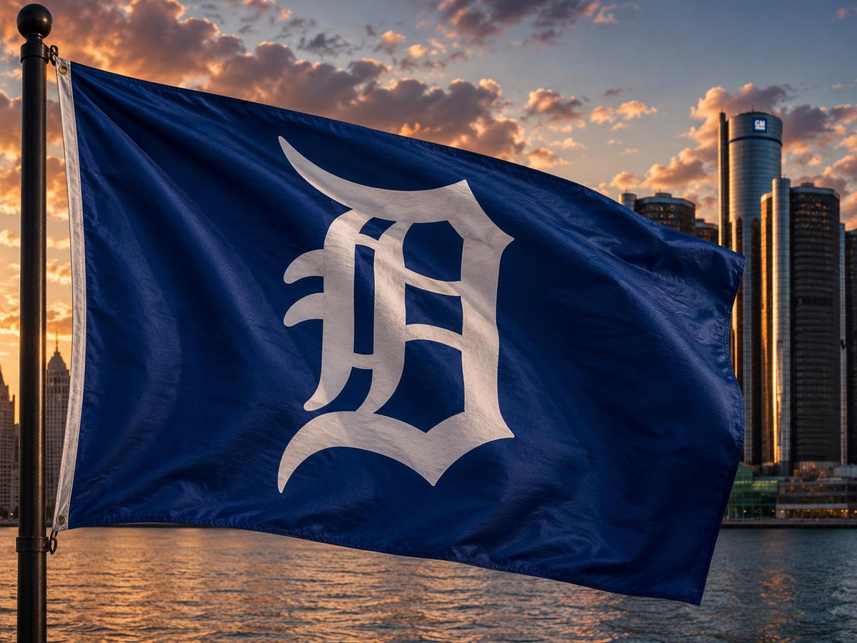 Detroit Tigers MLB baseball 3x5 foot Flag/Banner