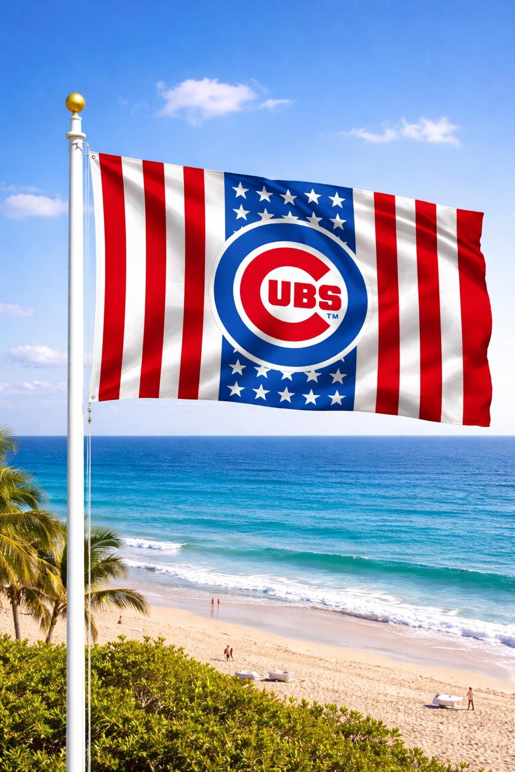 Chicago Cubs MLB baseball 3x5 foot Flag/Banner