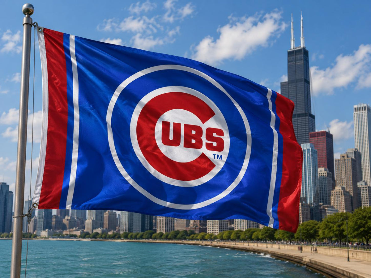 Chicago Cubs MLB baseball 3x5 foot Flag/Banner