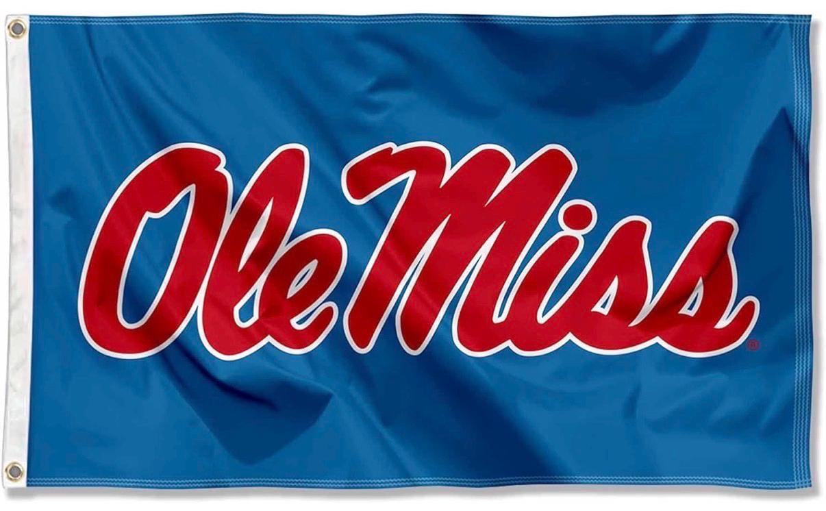 Ole Miss Rebels 3x5 foot Flag/Banner NCAA