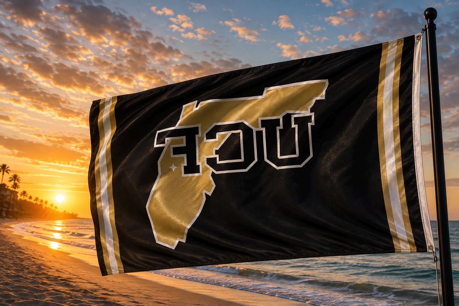 UCF University of Central Florida Knights Flag 3x5 FT Banner NCAA