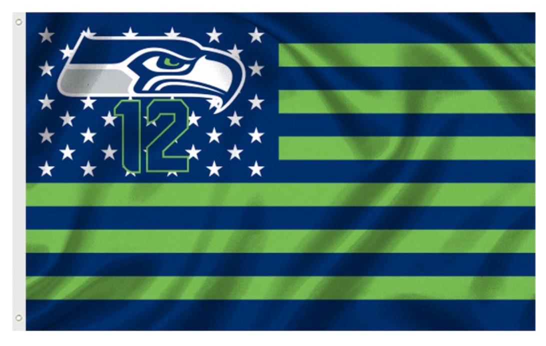 Seattle Seahawks 3x5 foot Flag/Banner