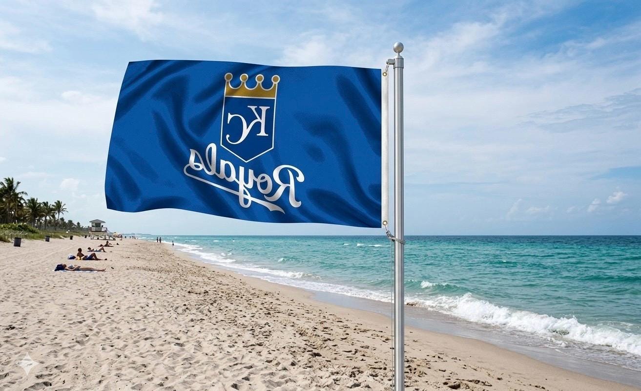 Kansas City Royals MLB baseball 3x5 foot Flag/Banner