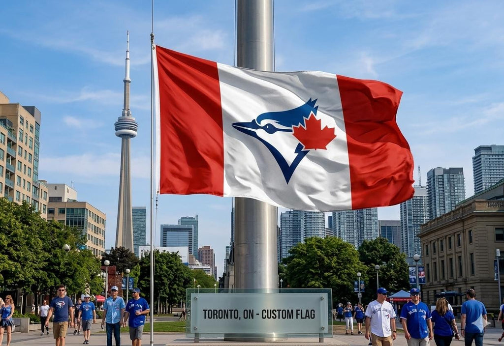 Tornado Blue Jays MLB baseball 3x5 foot Flag/Banner