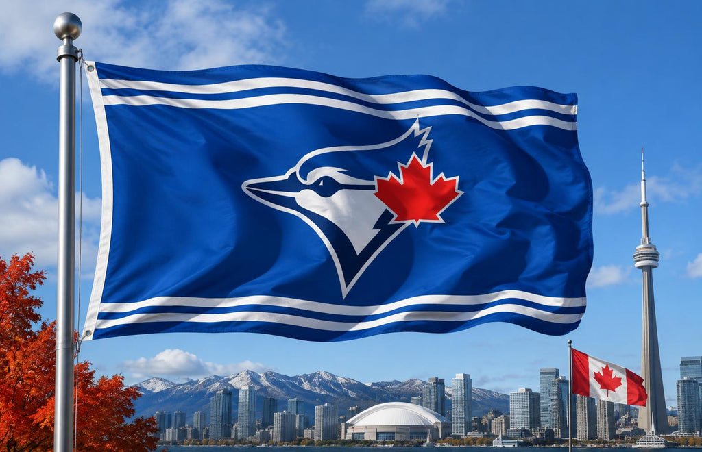 Tornado Blue Jays MLB baseball 3x5 foot Flag/Banner