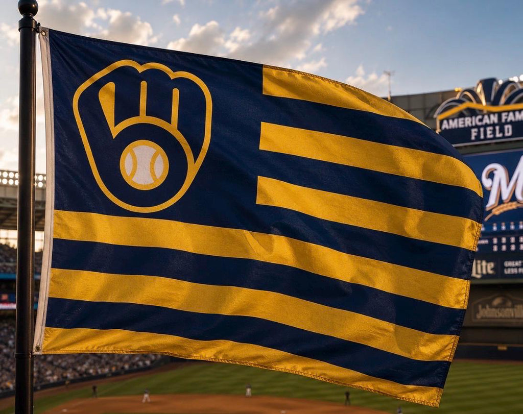 Milwaukee Brewers MLB baseball 3x5 foot Flag/Banner