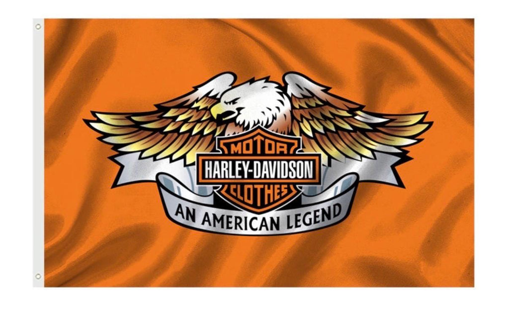 Harley Davidson Motorcycle Enthusiast 3x5 ft Flag/Banner Garage Wall Banner