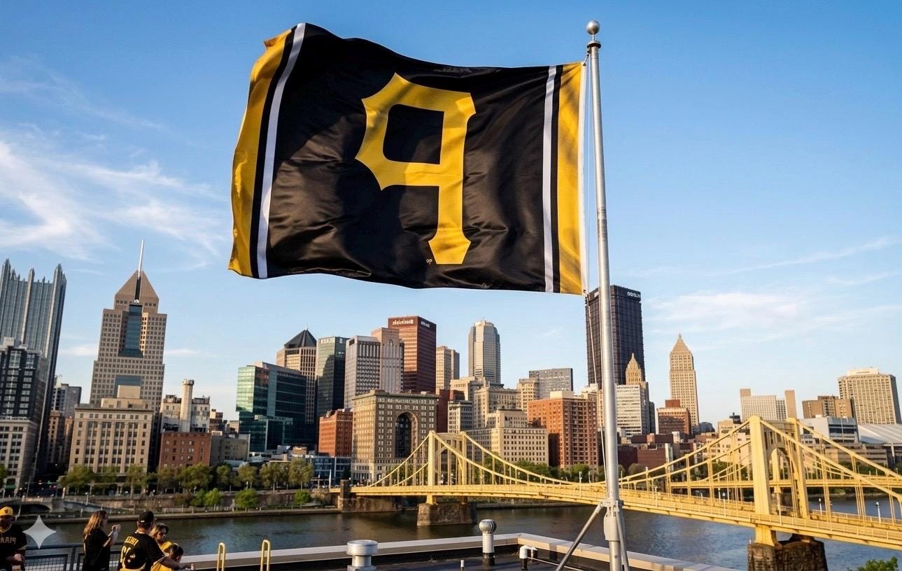 Pittsburgh Pirates MLB baseball 3x5 foot Flag/Banner