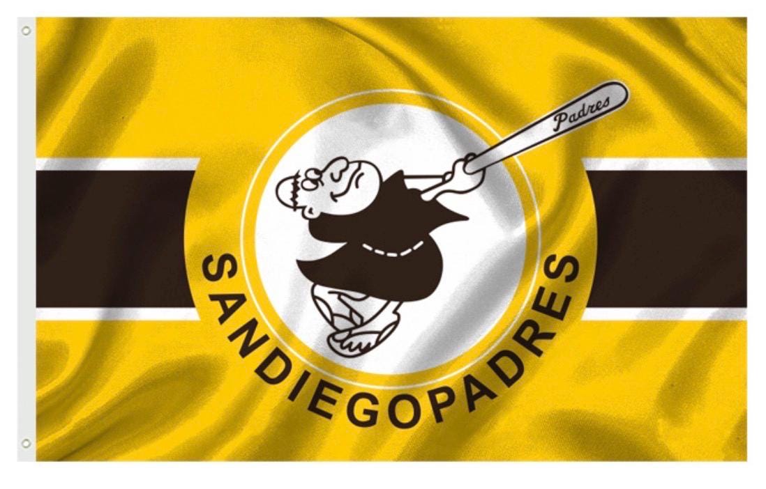 Sad Diego Padres MLB baseball 3x5 foot Flag/Banner