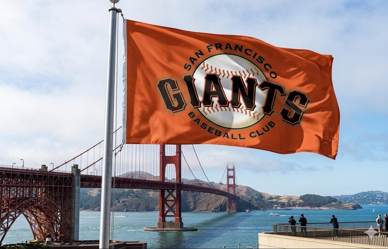 San Francisco Giants MLB baseball 3x5 foot Flag/Banner