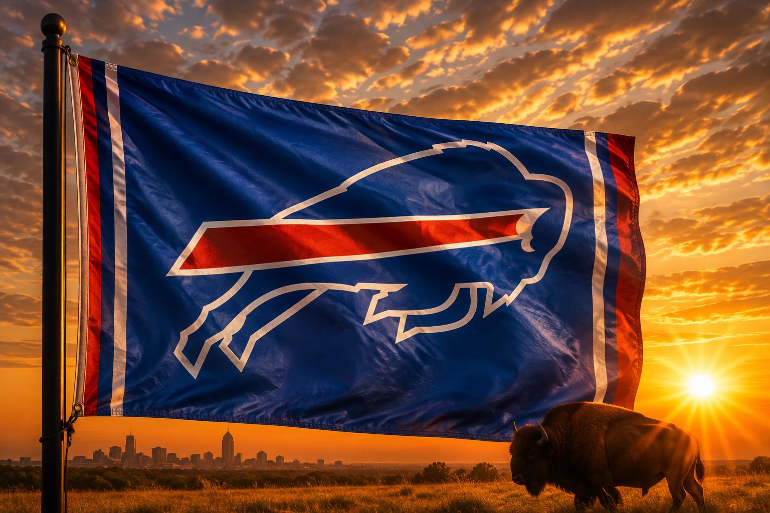 Buffalo Bills NFL 3x5 foot Flag/Banner