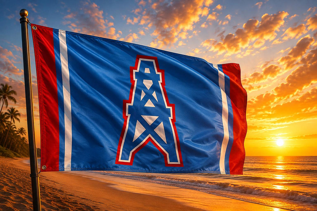 Houston Oilers NFL old school 3x5 foot Flag